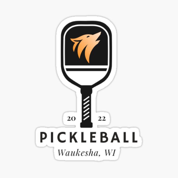 "Waukesha Pickleball League Logo" Sticker by jkocker18 Redbubble