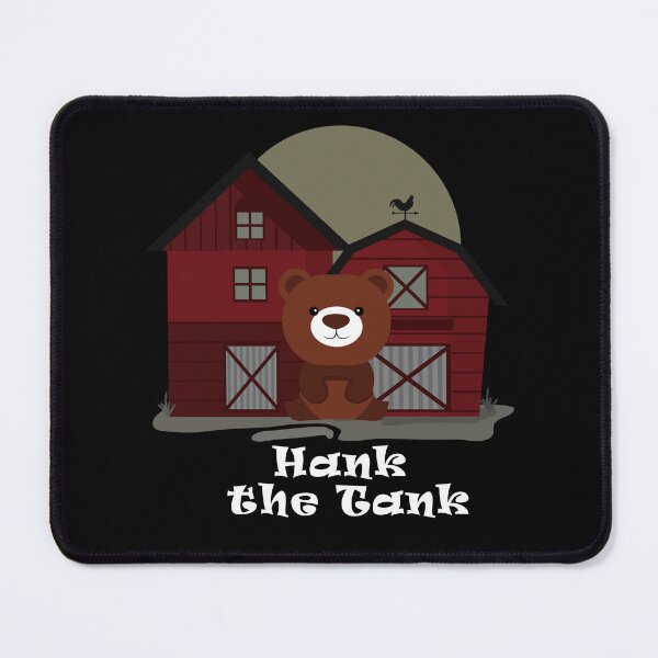 Item preview, Hank the Tank cute | white script designed and sold by SpringPetals.