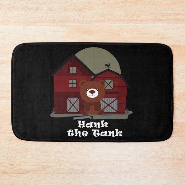 Item preview, Hank the Tank cute | white script designed and sold by SpringPetals.