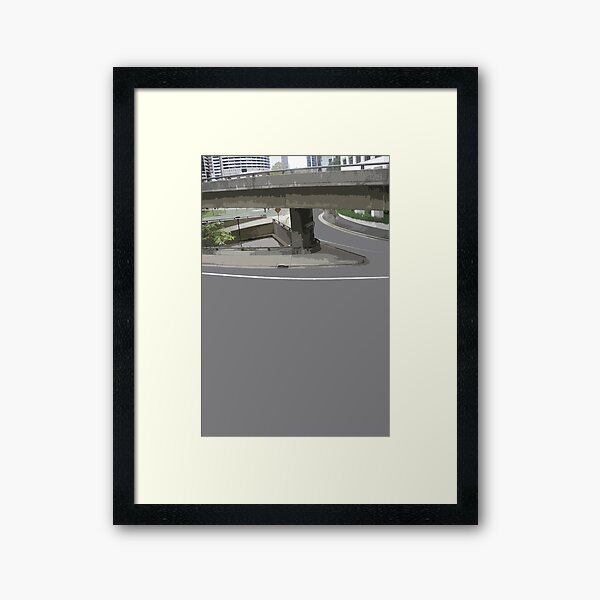 empty city Framed Art Print