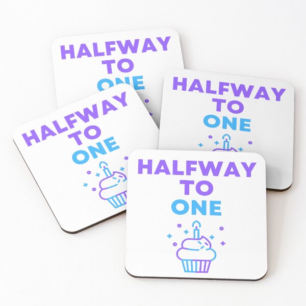 Item preview, Halfway to One - Half Birthday Art designed and sold by PartiesPersonal.