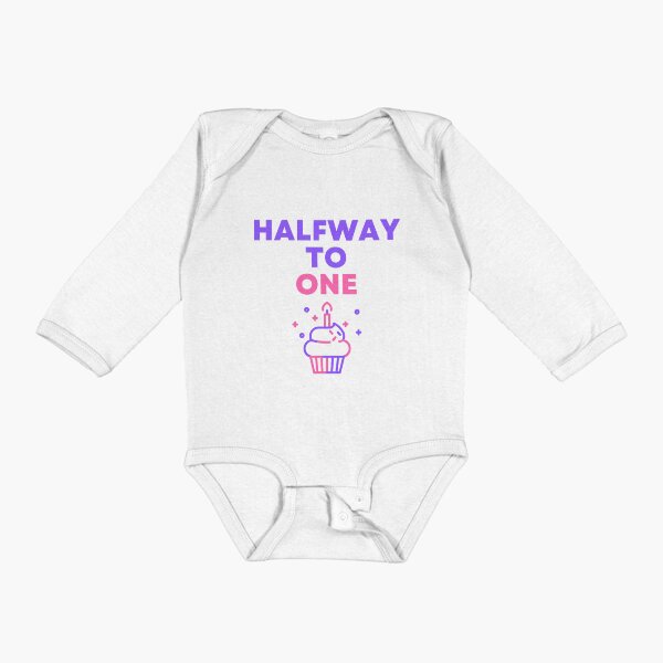Item preview, Halfway to One - Half Birthday Art designed and sold by PartiesPersonal.