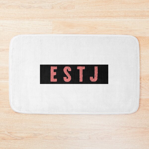 Item preview, Myers Briggs Personality Type - Pink Rectangle ESTJ designed and sold by DanLopesMerch.
