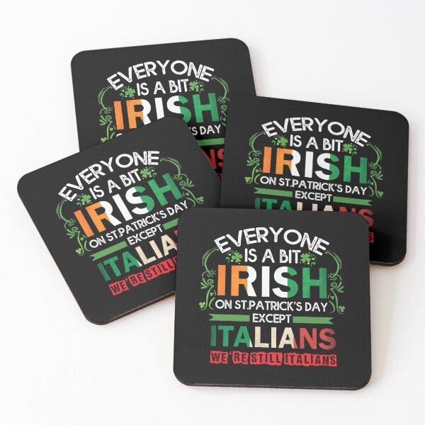 Item preview, Everyone Is A Little Irish On St Patrick Day Except Italians designed and sold by stickersworld31.