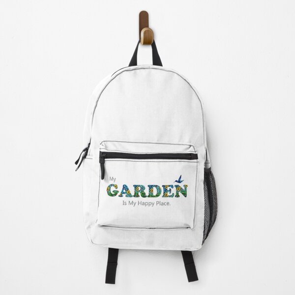 Item preview, My Garden Is My Happy Place - Flower Gardening Art designed and sold by Sharon Cummings Art.