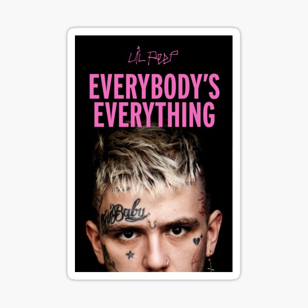 Lil Peep Everybodys Everythings Sticker By Zero0511 Redbubble 