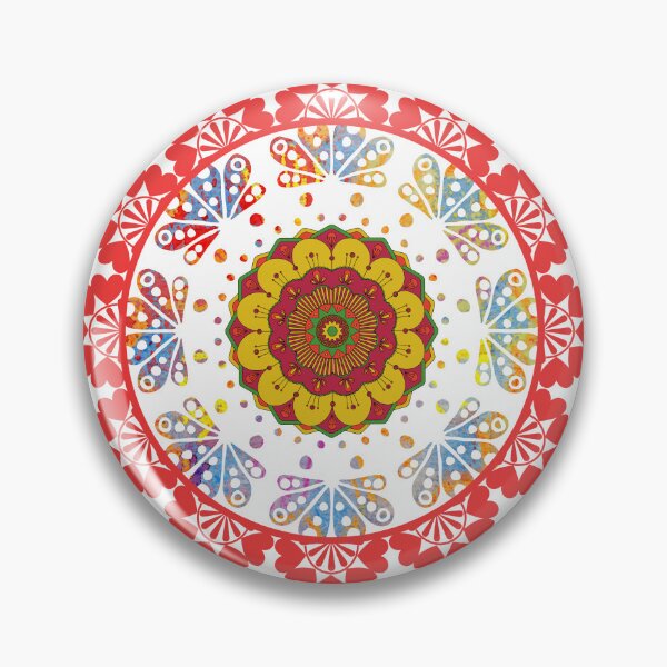 Item preview, Mandela Design Red and Gold designed and sold by tomorrowsart.