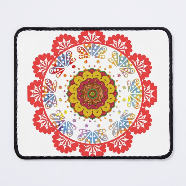 Item preview, Mandela Design Red and Gold designed and sold by tomorrowsart.