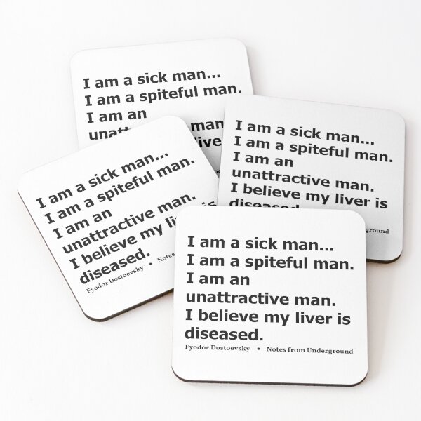 Item preview, Notes from Underground First Line Quote designed and sold by gettheflowers.