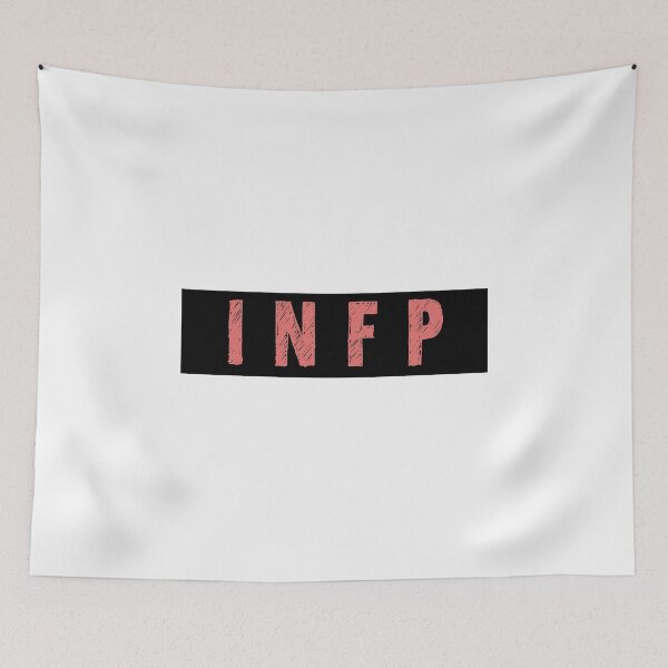 Item preview, Myers Briggs Personality Type - Pink Rectangle INFP designed and sold by DanLopesMerch.