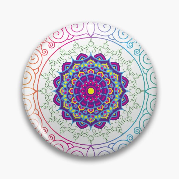 Item preview, Mandala with Purple, Blue, Green and Gold designed and sold by tomorrowsart.