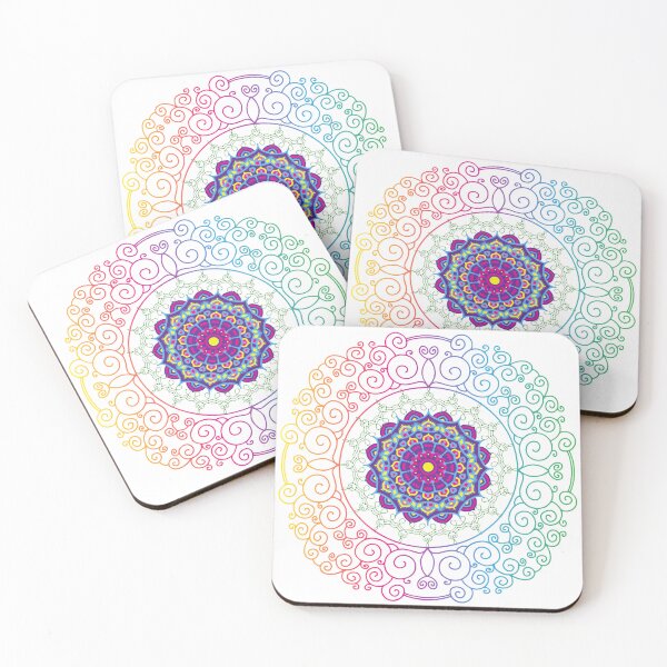 Item preview, Mandala with Purple, Blue, Green and Gold designed and sold by tomorrowsart.