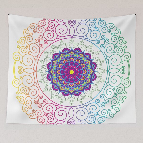 Item preview, Mandala with Purple, Blue, Green and Gold designed and sold by tomorrowsart.