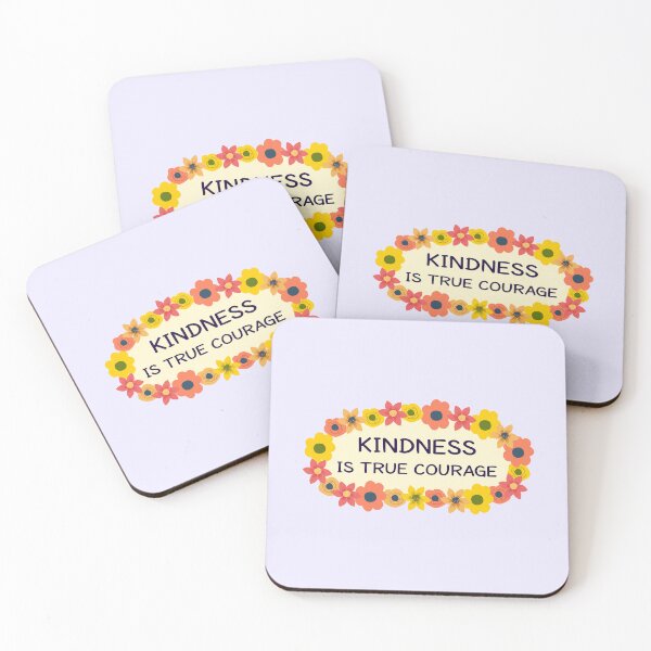Item preview, Kindness is True Courage designed and sold by MOONINSPIRATION.