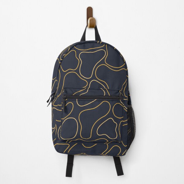 Item preview, Golden elegant seamless pattern. Rounded shapes on a dark background. designed and sold by toomi123.