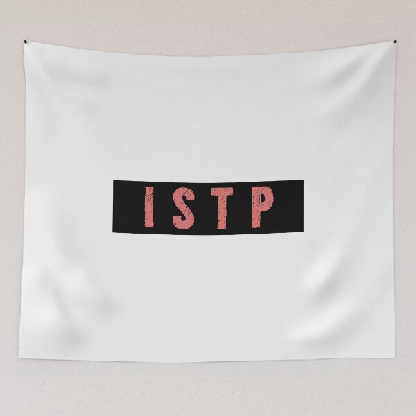 Item preview, Myers Briggs Personality Type - Pink Rectangle ISTP designed and sold by DanLopesMerch.