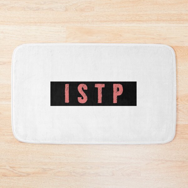 Item preview, Myers Briggs Personality Type - Pink Rectangle ISTP designed and sold by DanLopesMerch.