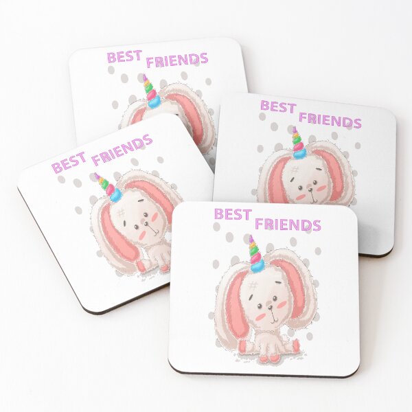 Item preview, Best Friends Unicorn Teddy Cartoon designed and sold by aventi24.