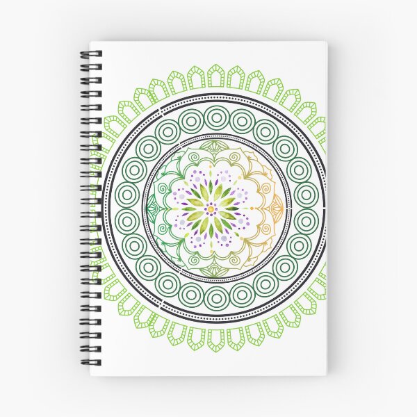Item preview, Mandala in Shades of Green designed and sold by tomorrowsart.
