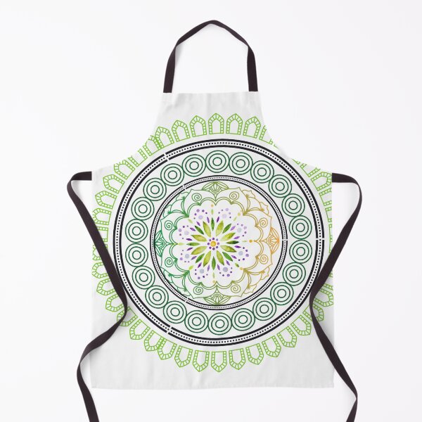 Item preview, Mandala in Shades of Green designed and sold by tomorrowsart.