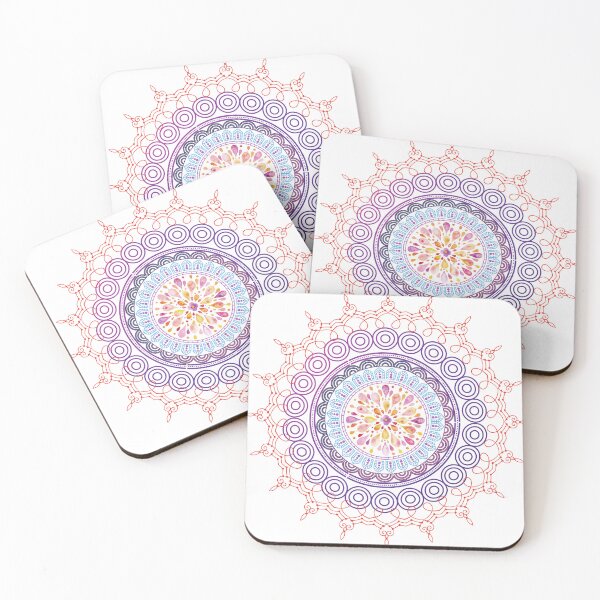 Item preview, Mandala in Purple and Red designed and sold by tomorrowsart.