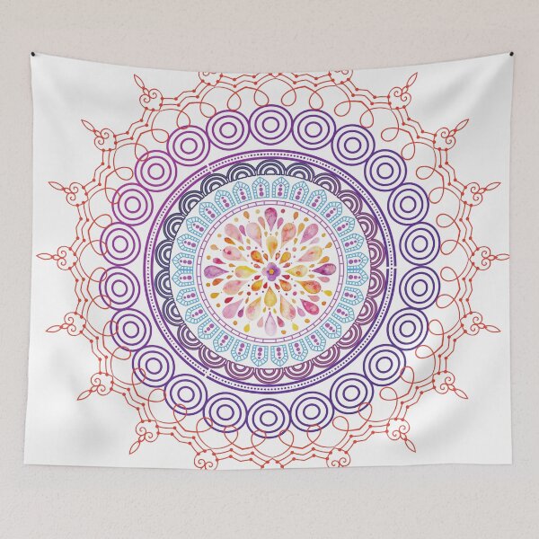 Item preview, Mandala in Purple and Red designed and sold by tomorrowsart.