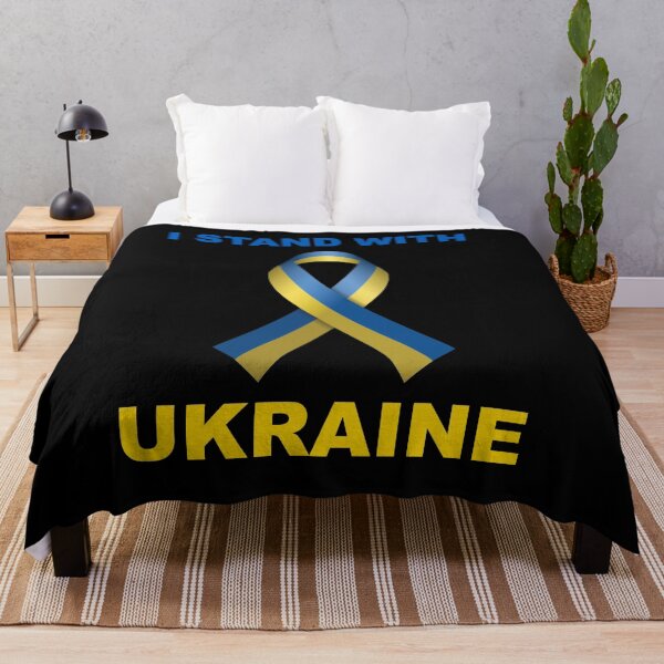 Item preview, I Stand with Ukraine Ukrainian Flag Peace Support Country designed and sold by Draculaura2009.