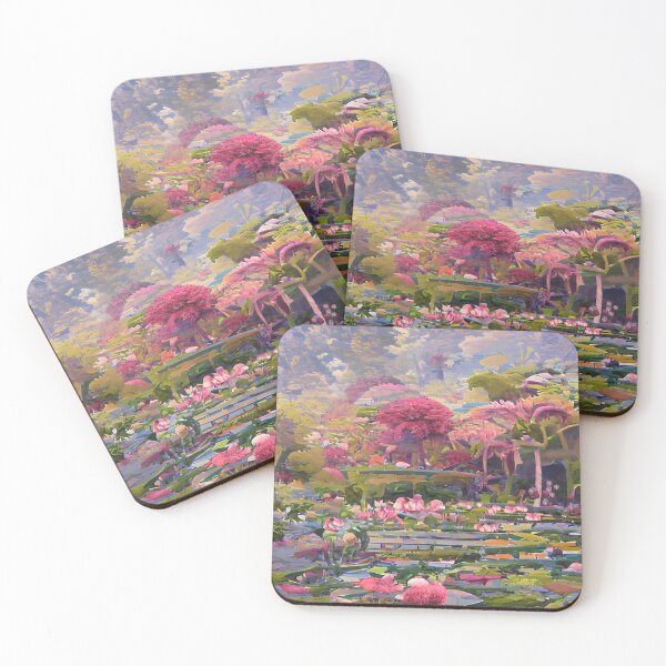 Item preview, Pretty Impressionism - Painting of Botanical Garden designed and sold by CattlettArt.