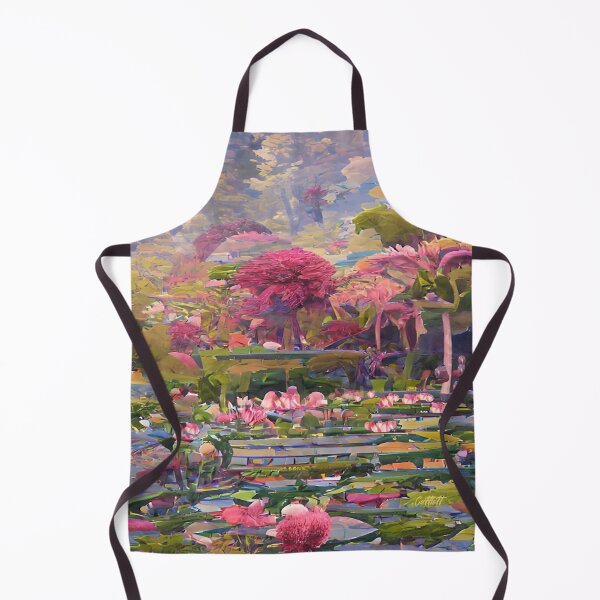 Item preview, Pretty Impressionism - Painting of Botanical Garden designed and sold by CattlettArt.