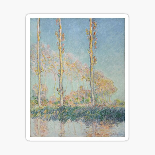 Vista previa del artículo con la obra «Claude Monet - Álamos 1891», diseñado y vendido por artcenter.