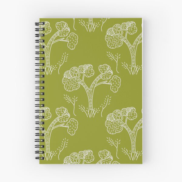 Item preview, Whimsical Pastel GreenTree Pattern designed and sold by Artistestella.