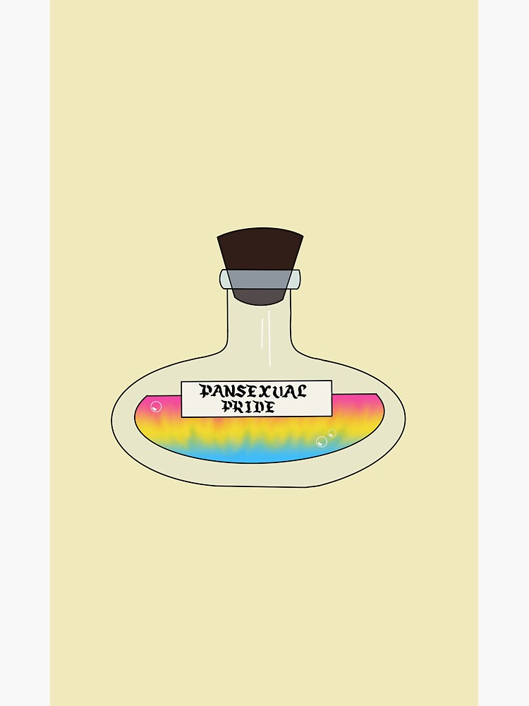 Pride Potions Pansexual Sticker For Sale By Lexi The Nerd Redbubble