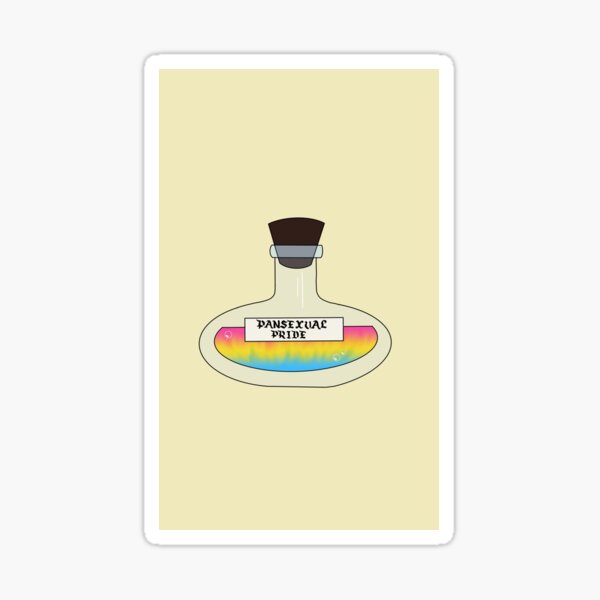 Pride Potions Pansexual Sticker For Sale By Lexi The Nerd Redbubble