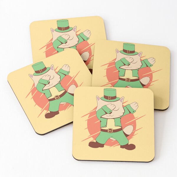 Item preview, St patrick's cat dabbing designed and sold by Kezichy.