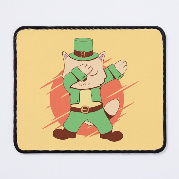 Item preview, St patrick's cat dabbing designed and sold by Kezichy.