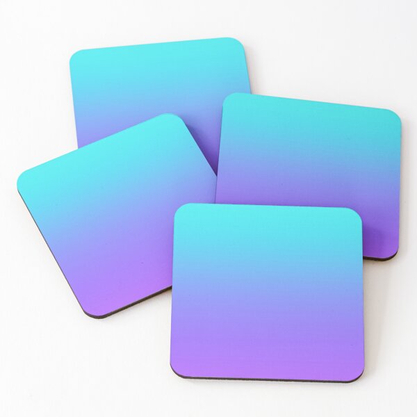 Item preview, Aqua Teal to Lilac Gradient designed and sold by Whoopsidoodle.