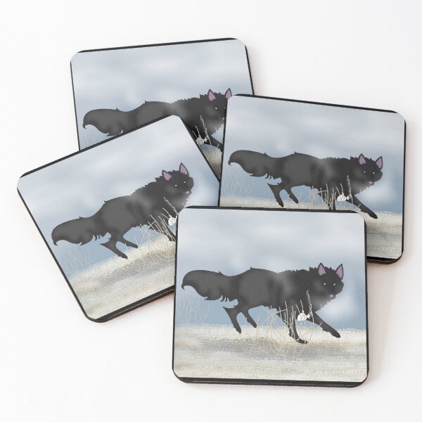 Item preview, running wolf dog designed and sold by Julien-Starr.