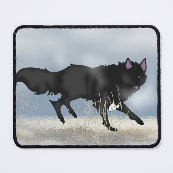 Item preview, running wolf dog designed and sold by Julien-Starr.