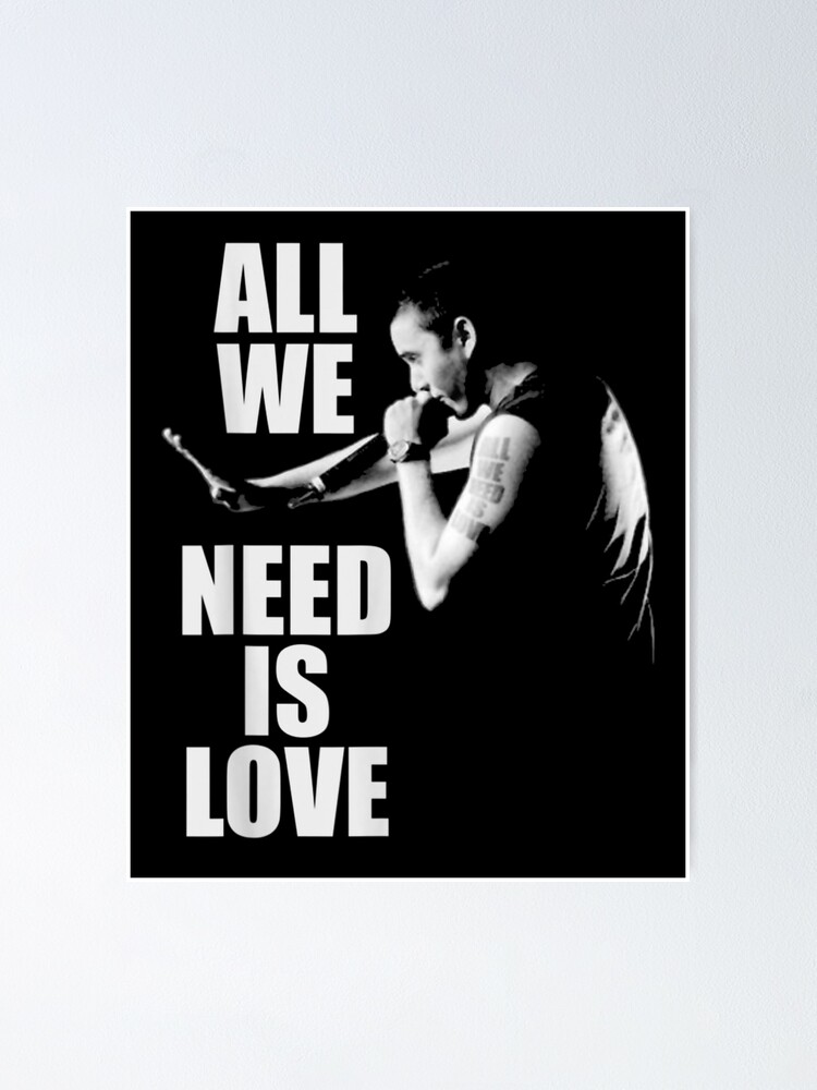 Canserbero Merch All We Need Is Love Poster For Sale By Gooco Redbubble