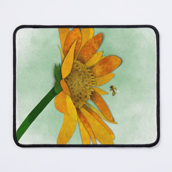 Item preview, Watercolor Sunflower and Bee designed and sold by MarjorieHoweArt.