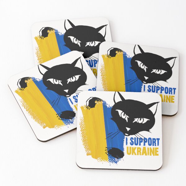 Item preview, cat support ukraine, stand with Ukraine designed and sold by ESAMSTORE.