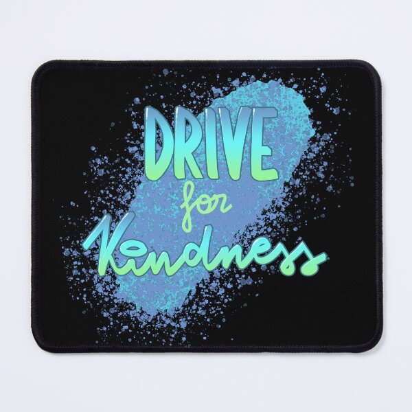 Item preview, Drive for kindness - Hand Lettering blue designed and sold by SD-illustration.