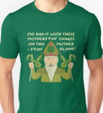 Funny Saint Patrick's Day Snakes Joke Irish Unisex T-Shirt