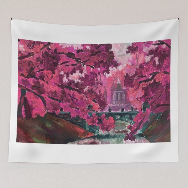 Item preview, Decorative landscape painting "sakurai" designed and sold by TTG12345.
