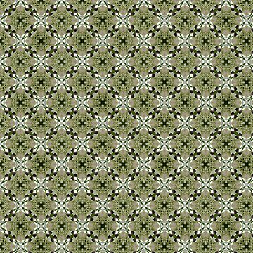Artwork thumbnail, Orchid garden kaleidoscopic pattern by Penguland