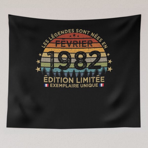 Item preview, Anniversaire 40 Ans Les Legendes Sont Nees en Fevrier 1982 designed and sold by cssdru.