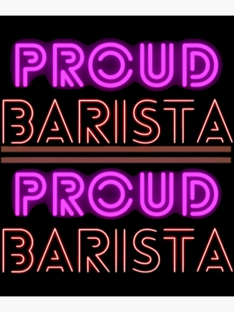 "NATIONAL BARISTA DAY BARISTA DAY MARCH 01 " Poster by MelissaLewis1