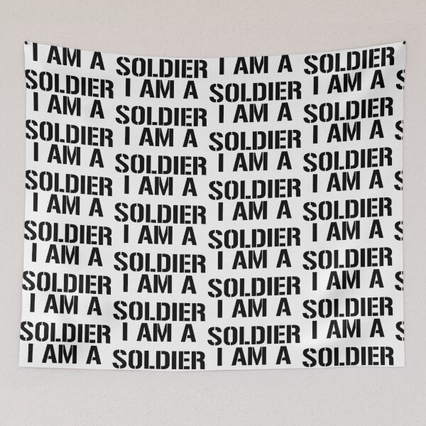 Item preview, I am a Soldier, United States Army, White Box designed and sold by AnnabelsBelongs.
