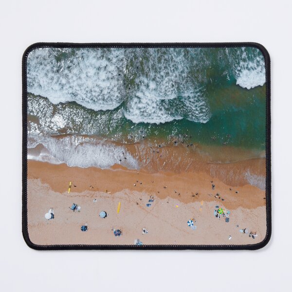 Item preview, Beach from above with umbrellas  designed and sold by jemmurphy23.