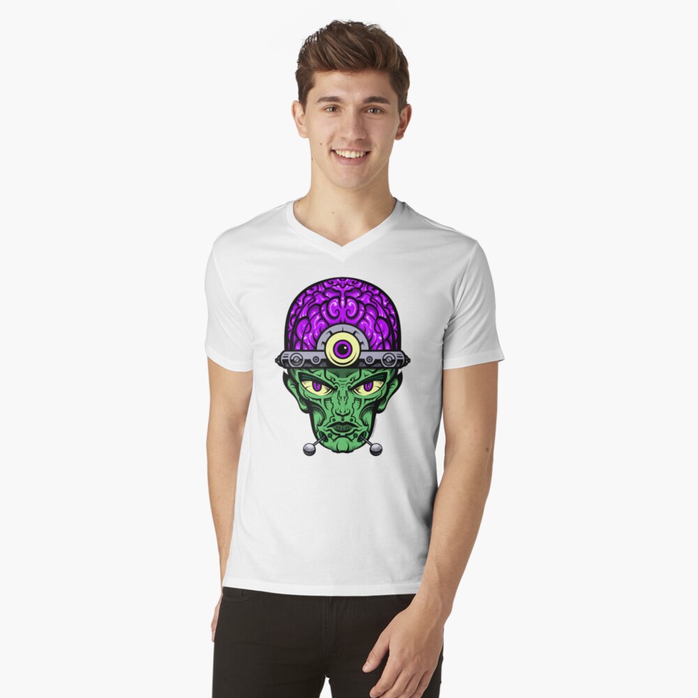 Item preview, V-Neck T-Shirt designed and sold by sadmachine.